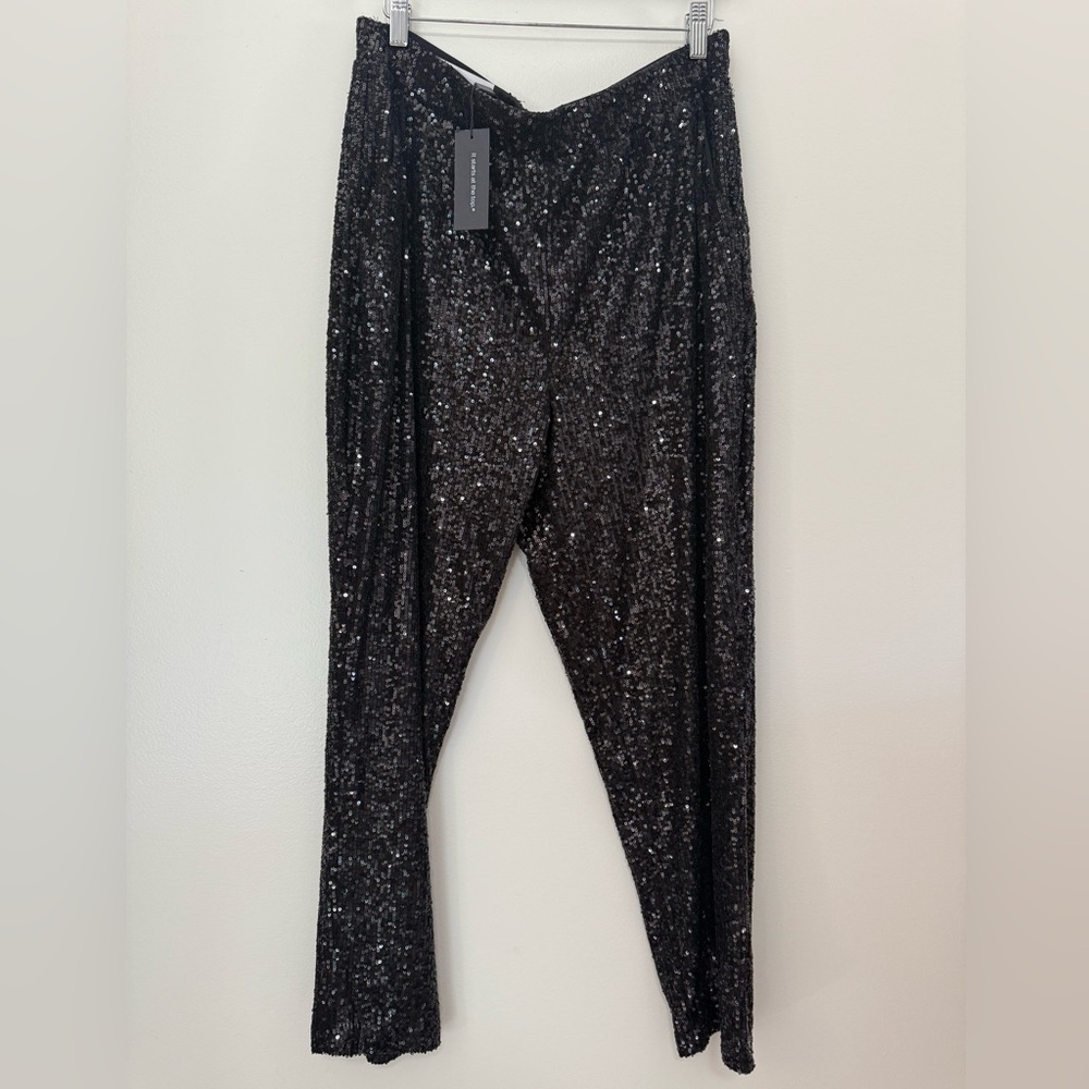 Cable & Gauge NWT black sequin pant in size XL